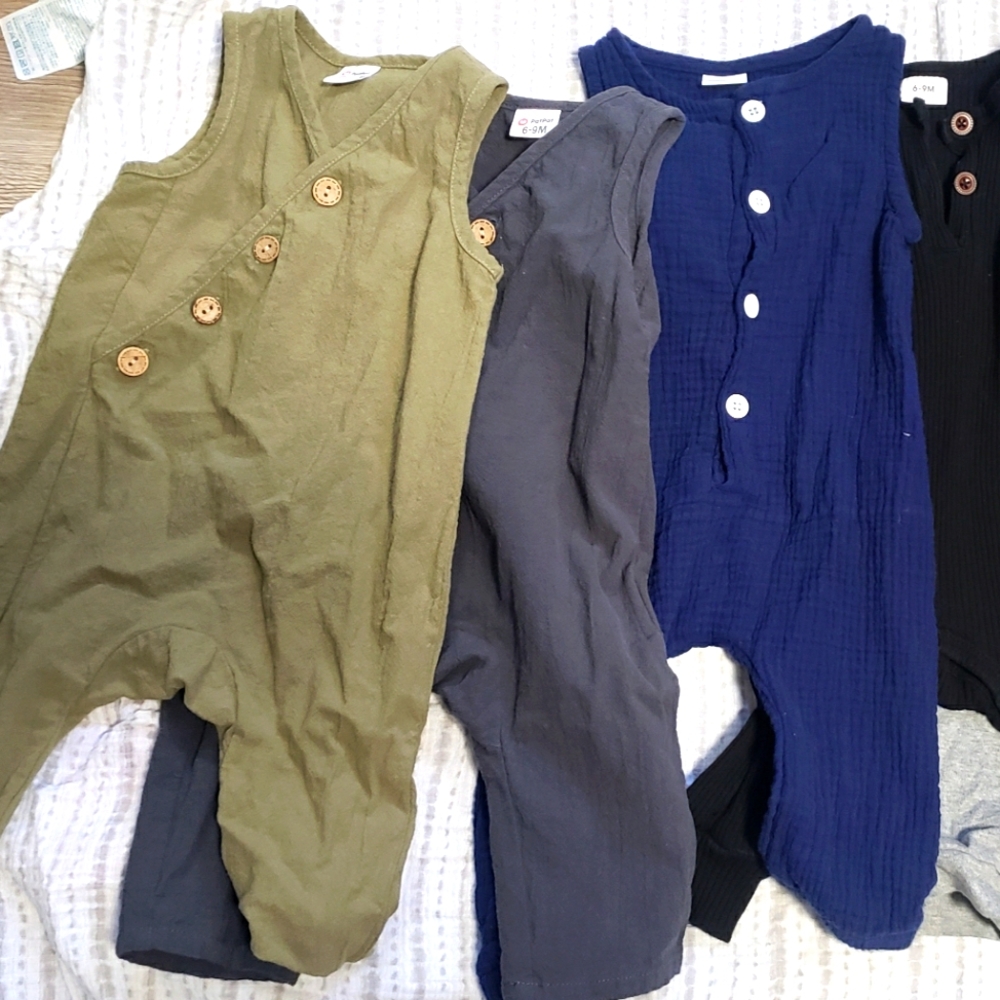 Bundle of baby boy clothes